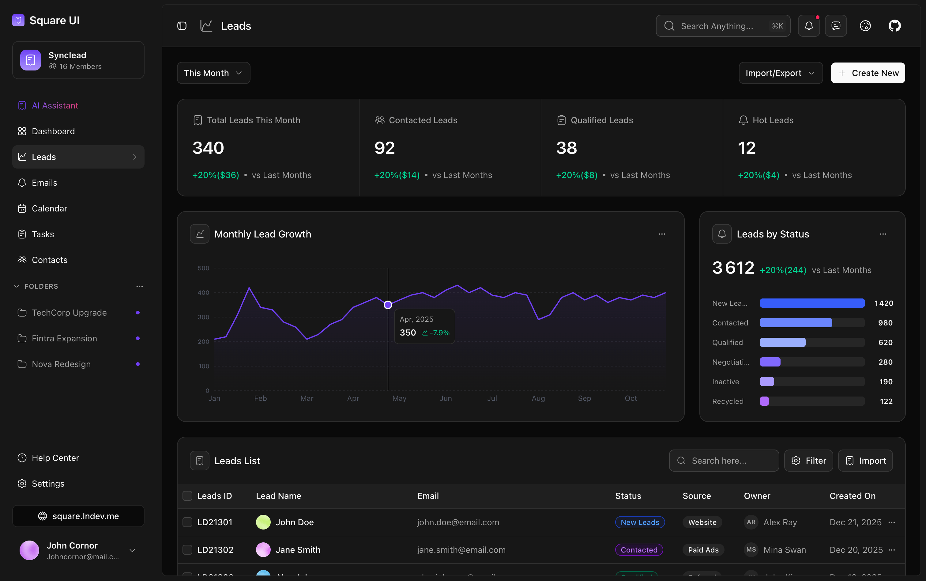Square Ui Pattern Square UI — Open-source shadcn/ui layouts and templates